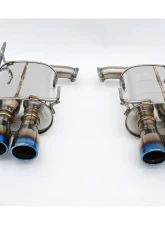 Invidia 3.5" Q300 Axleback Exhaust w/ Rolled Dual Wall Titanium Tips Subaru WRX 2022+                                     - HS22SW4AQ4RTL - Image 4