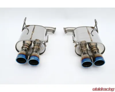 Invidia 3.5" Q300 Axleback Exhaust w/ Rolled Dual Wall Titanium Tips Subaru WRX 2022+ - HS22SW4AQ4RTL