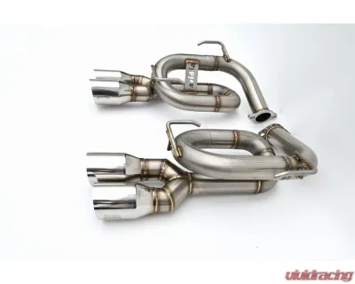 Invidia 3.5" Axleback Exhaust Twin Loop w/ Stainless Steel Tips Subaru WRX 2022+ - HS22SW4AT4SSL