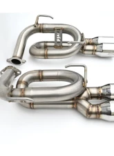 Invidia 3.5" Axleback Exhaust Twin Loop w/ Stainless Steel Tips Subaru WRX 2022+                                     - HS22SW4AT4SSL - Image 3