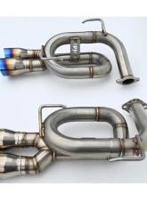 Invidia 3.5" Axleback Exhaust Twin Loop w/ Titanium Tips Subaru WRX 2022+                                     - HS22SW4AT4STL - Image 2