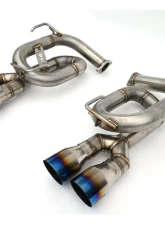 Invidia 3.5" Axleback Exhaust Twin Loop w/ Titanium Tips Subaru WRX 2022+                                     - HS22SW4AT4STL - Image 3