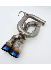Invidia 3.5" Axleback Exhaust Twin Loop w/ Titanium Tips Subaru WRX 2022+                                     - HS22SW4AT4STL - Image 4
