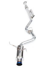 Invidia N1 Catback Exhaust w/ Titanium Tip Subaru WRX 2022+                                     - HS22SW4GTT - Image 4