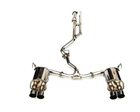 Invidia Q300 Catback Exhaust w/ Stainless Steel Quad Tips Subaru WRX 2022+