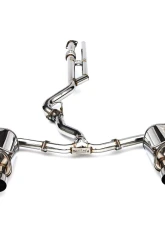 Invidia Q300 Catback Exhaust w/ Stainless Steel Quad Tips Subaru WRX 2022+                                     - HS22WRXG2S - Image 2