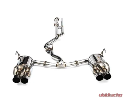 Invidia Q300 Catback Exhaust w/ Stainless Steel Quad Tips Subaru WRX 2022+ - HS22WRXG2S
