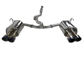 Invidia Q300 Catback Exhaust w/ Titanium Quad Tips Subaru WRX 2022+