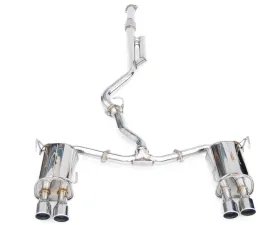 Invidia Q300 Catback Exhaust w/ Quad Stainless Steel Tips Subaru WRX 2022+