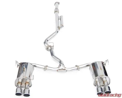 Invidia Q300 Catback Exhaust w/ Quad Stainless Steel Tips Subaru WRX 2022+ - HS22WRXG3S
