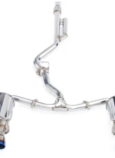 Invidia Q300 Catback Exhaust w/ Quad Titanium Tips Subaru WRX 2022+                                     - HS22WRXG3T - Image 5