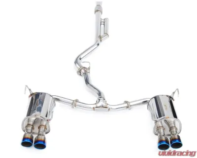 Invidia Q300 Catback Exhaust w/ Quad Titanium Tips Subaru WRX 2022+ - HS22WRXG3T