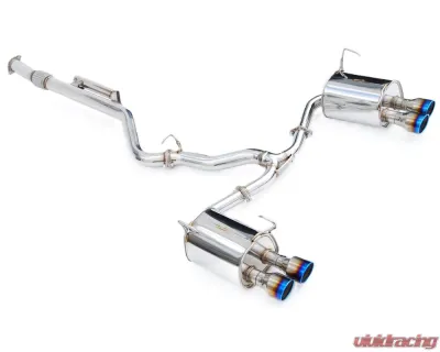 Invidia Q300 Catback Exhaust w/ Quad Titanium Tips Subaru WRX 2022+ - HS22WRXG3T