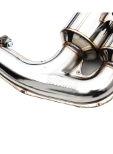 Invidia Gemini Catback Exhaust w/ Single Layer Quad Black Tip Subaru WRX 2022+                                     - HS22WRXGM4SB - Image 3