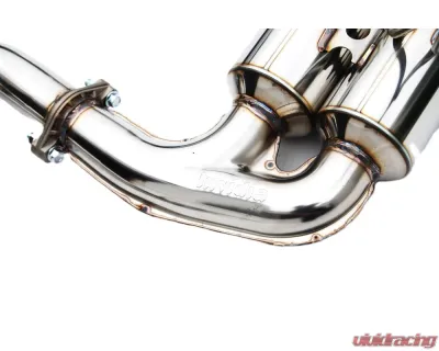 Invidia Gemini Catback Exhaust w/ Single Layer Quad Black Tip Subaru WRX 2022+ - HS22WRXGM4SB