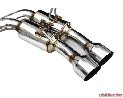 Invidia Gemini R400 Catback Exhaust w/ Stainless Steel Quad Tips Subaru WRX 2022+ - HS22WRXGM4SS