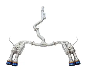 Invidia Gemini R400 Catback Exhaust w/ Titanium Quad Tips Subaru WRX 2022+
