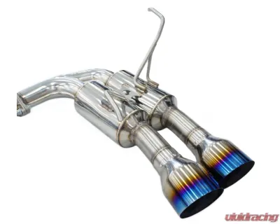 Invidia Gemini R400 Catback Exhaust w/ Titanium Quad Tips Subaru WRX 2022+ - HS22WRXGM4ST