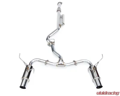 Invidia N1 Catback Exhaust w/ Stainless Steel Tips Subaru WRX 2022+ - HS22WRXGTP