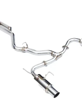 Invidia N1 Catback Exhaust w/ Stainless Steel Tips Subaru WRX 2022+                                     - HS22WRXGTP - Image 3
