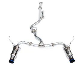 Invidia N1 Catback Exhaust w/ Titanium Tips Subaru WRX 2022+