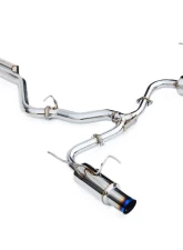 Invidia N1 Catback Exhaust w/ Titanium Tips Subaru WRX 2022+                                     - HS22WRXGTT - Image 2