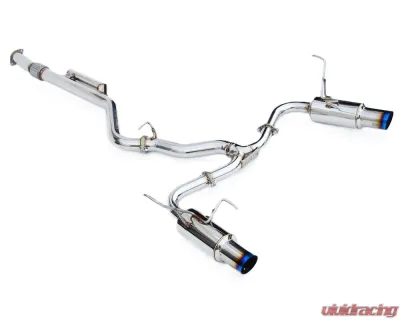 Invidia N1 Catback Exhaust w/ Titanium Tips Subaru WRX 2022+ - HS22WRXGTT