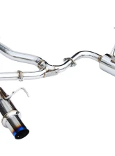 Invidia N1 Catback Exhaust w/ Titanium Tips Subaru WRX 2022+                                     - HS22WRXGTT - Image 3