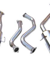 Invidia N1 Catback Exhaust System Honda CRX 1988-1991                                     - HS88HCXGTP - Image 3