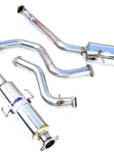 Invidia N1 Catback Exhaust System Honda CRX 1988-1991                                     - HS88HCXGTP - Image 2