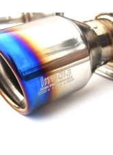 Invidia Q300 Catback Exhaust w/ Titanium Tip Honda Prelude 1997-2001                                     - HS97HP1G3T - Image 3