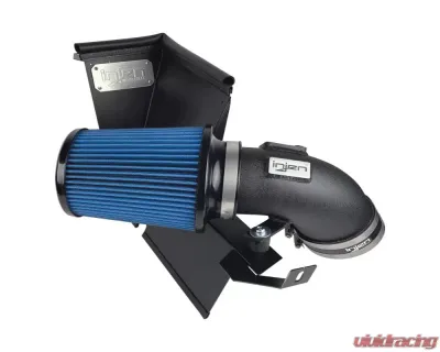 Injen Wrinkle Black Intake and Charge Pipe Power Package for 2020-2024 Toyota GR Supra L6-3.0L Turbo - PK2300WB