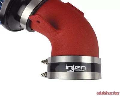 Injen Wrinkle Red Intake and Charge Pipe Power Package Toyota GR Supra L6-3.0L Turbo 2020-2024 - PK2300WR