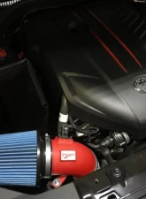 Injen Wrinkle Red Intake and Charge Pipe Power Package Toyota GR Supra L6-3.0L Turbo 2020-2024                                     - PK2300WR - Image 6