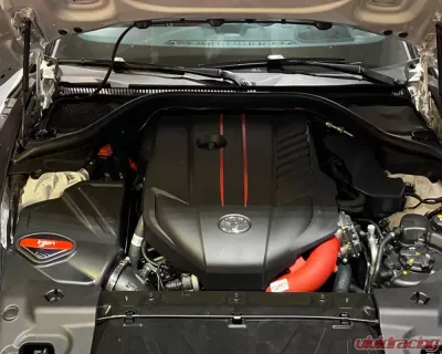 Injen Wrinkle Red Intake and Charge Pipe Power Package Toyota GR Supra L6-3.0L Turbo 2020-2024 - PK2300WR