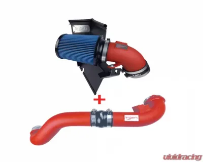 Injen Wrinkle Red Intake and Charge Pipe Power Package Toyota GR Supra L6-3.0L Turbo 2020-2024 - PK2300WR