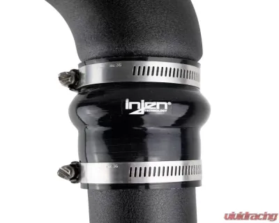 Injen SES Intercooler Charge Pipe Wrinkle Black for BMW L6-3.0L 2012-2021 - SES1128ICPWB