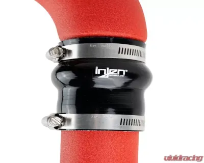 Injen SES Intercooler Pipes Wrinkle Red for BMW L6-3.0L 2012-2021, 3.00" Aluminum - SES1128ICPWR