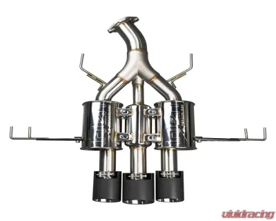 Injen SES Stainless Steel Cat-Back Exhaust System with Carbon Fiber Tips Honda Civic Type R L4-2.0L Turbo 2017-2021 - SES1583CF