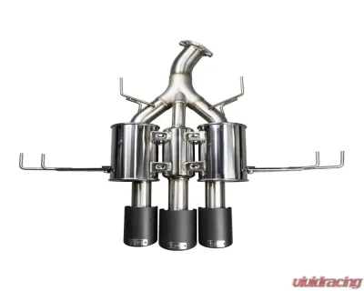 Injen SES Stainless Steel Cat-Back Exhaust System with Carbon Fiber Tips Honda Civic Type R L4-2.0L Turbo 2017-2021 - SES1583CF