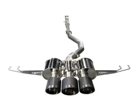 Injen SES Stainless Steel Cat-Back Exhaust System with Carbon Fiber Tips Honda Civic Type R L4-2.0L Turbo 2017-2021