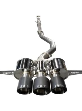 Injen SES Stainless Steel Cat-Back Exhaust System with Carbon Fiber Tips Honda Civic Type R L4-2.0L Turbo 2017-2021                                     - SES1583CF - Image 5