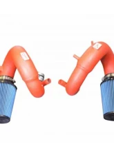 Injen Wrinkle Red SP1351WR Short Ram Cold Air Intake System for Genesis G70 2019-2021                                     - SP1351WR - Image 4