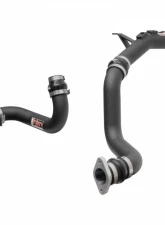 Injen Wrinkle Black Intercooler Pipes for Honda Civic & Acura Integra 2022-2024                                     - SES1586ICPWB - Image 2