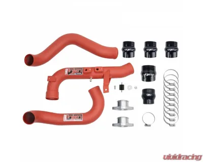 Injen Wrinkle Red Intercooler Pipes for Honda Civic & Acura Integra 2022-2024 - SES1586ICPWR