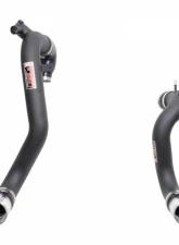 Injen Wrinkle Black Intercooler Pipes for 2021-2024 Ford Bronco L4-2.3L Turbo EcoBoost                                     - SES9300ICPWB - Image 2