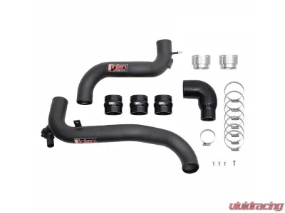 Injen Wrinkle Black Intercooler Pipes for 2021-2024 Ford Bronco L4-2.3L Turbo EcoBoost - SES9300ICPWB