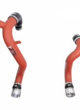 Injen Wrinkle Red Intercooler Pipes for Ford Bronco L4-2.3L Turbo 2021-2024                                     - SES9300ICPWR - Image 6