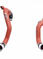 Injen Wrinkle Red Intercooler Pipes for Ford Bronco L4-2.3L Turbo 2021-2024                                     - SES9300ICPWR - Image 2