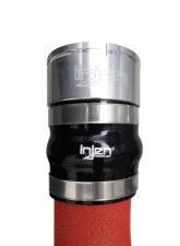 Injen Wrinkle Red Intercooler Pipes for Ford Bronco L4-2.3L Turbo 2021-2024                                     - SES9300ICPWR - Image 4